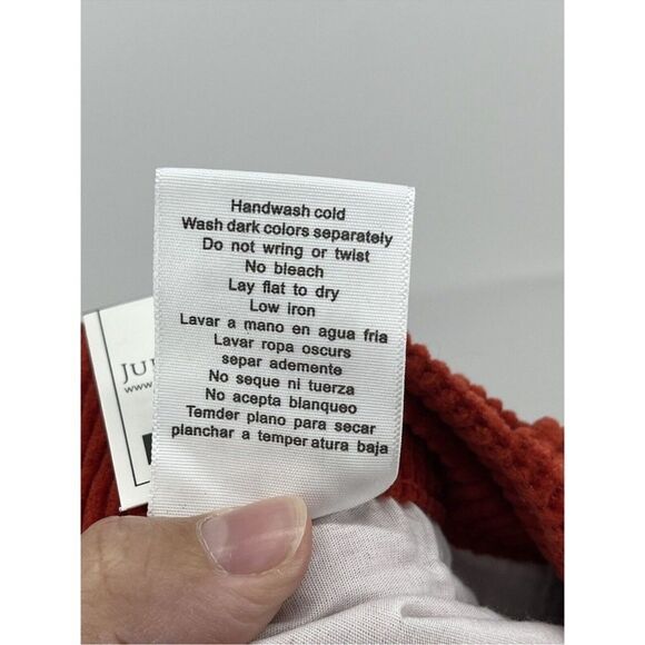 NWT Judy Blue Womens High Waist Ankle Straight Corduroy Jeans Rust Size 16W - Picture 15 of 15